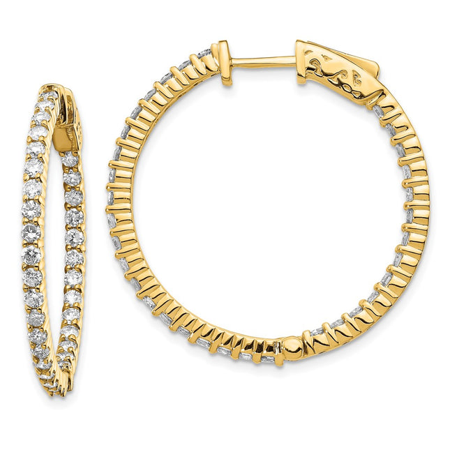 14k Yellow Gold Earrings Style XE1991AA - Classique Jewelry Inc.