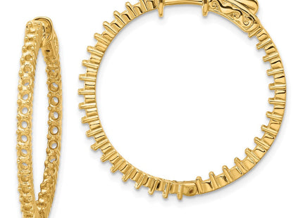 14k Round Hoop w/Safety Clasp Earring Mountings (Style XE1991)