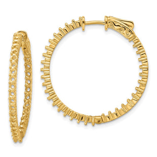 14k Round Hoop w/Safety Clasp Earring Mountings (Style XE1991)