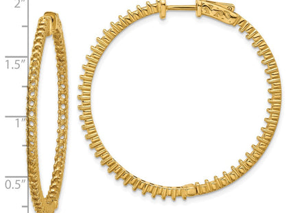 14k Round Hoop w/Safety Clasp Earring Mountings (Style XE1992)