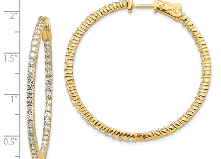 14k Yellow Gold Earrings Style XE1992AA - Classique Jewelry Inc.