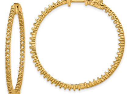 14k Round Hoop w/Safety Clasp Earring Mountings (Style XE1992)