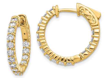 14k Yellow Gold Earrings Style XE1993AA - Classique Jewelry Inc.