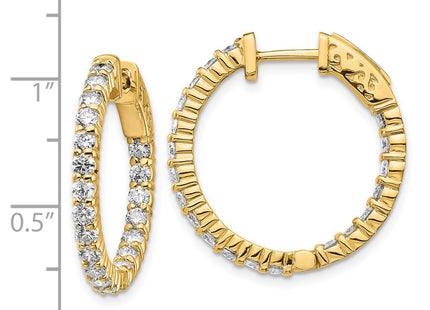 14k Yellow Gold Earrings Style XE1994AA - Classique Jewelry Inc.
