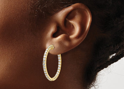 14k Yellow Gold Earrings Style XE1995AA - Classique Jewelry Inc.