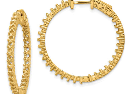 14k Round Hoop w/Safety Clasp Earring Mountings (Style XE1995)