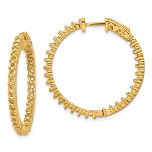 14k Round Hoop w/Safety Clasp Earring Mountings (Style XE1995)