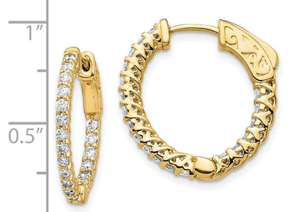 14k Yellow Gold Earrings Style XE1999AA - Classique Jewelry Inc.