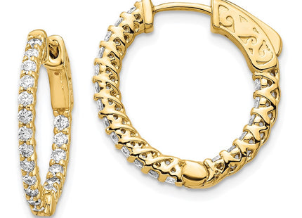 14k Yellow Gold Earrings Style XE1999AA - Classique Jewelry Inc.