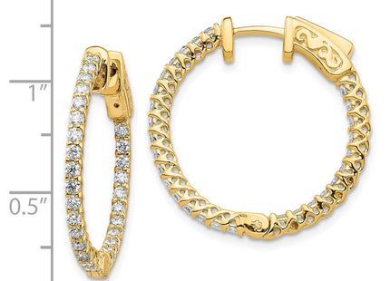14k Yellow Gold Earrings Style XE2000AA - Classique Jewelry Inc.