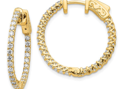 14k Yellow Gold Earrings Style XE2000AA - Classique Jewelry Inc.