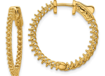 14k Round Hoop w/Safety Clasp Earring Mountings (Style XE2000)