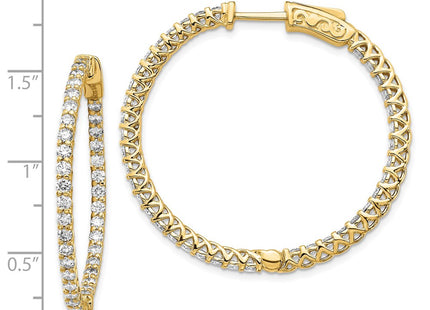 14k Yellow Gold Earrings Style XE2001AA - Classique Jewelry Inc.
