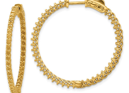 14k Round Hoop w/Safety Clasp Earring Mountings (Style XE2001)