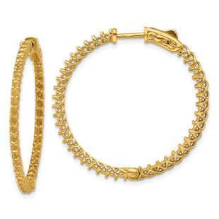 14k Round Hoop w/Safety Clasp Earring Mountings (Style XE2001)