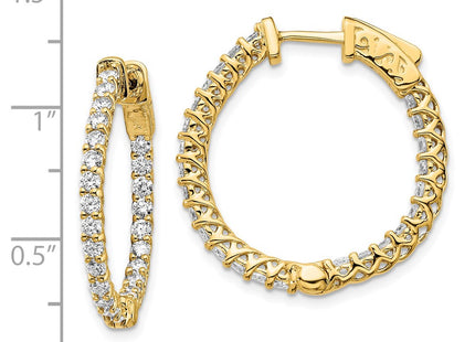 14k Yellow Gold Earrings Style XE2003AA - Classique Jewelry Inc.