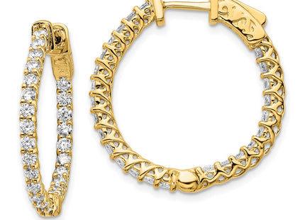 14k Yellow Gold Earrings Style XE2003AA - Classique Jewelry Inc.