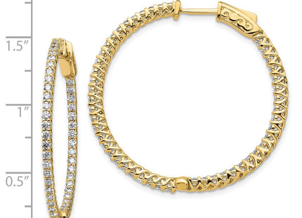14k Yellow Gold Earrings Style XE2004AA - Classique Jewelry Inc.