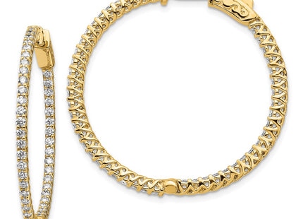 14k Yellow Gold Earrings Style XE2004AA - Classique Jewelry Inc.