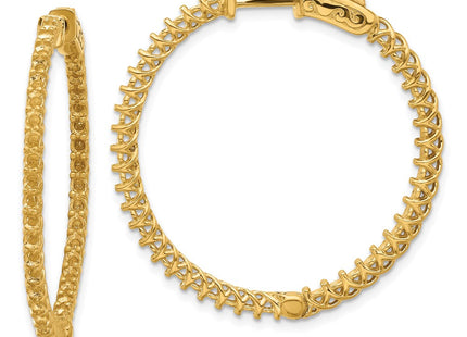 14k Round Hoop w/Safety Clasp Earring Mountings (Style XE2004)