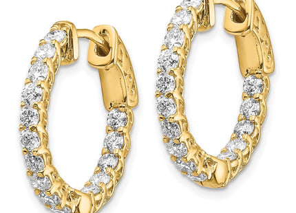 14k Yellow Gold Earrings Style XE2005AA - Classique Jewelry Inc.
