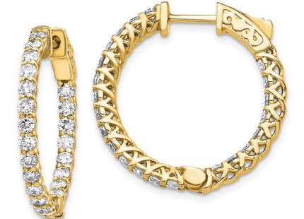 14k Yellow Gold Earrings Style XE2006AA - Classique Jewelry Inc.