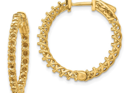 14k Round Hoop w/Safety Clasp Earring Mountings (Style XE2006)