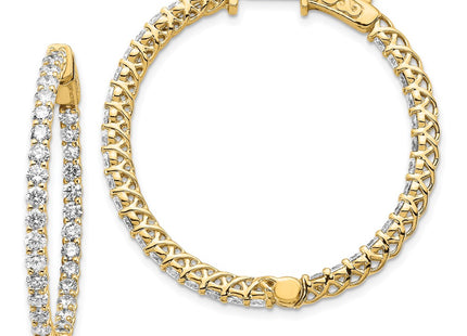 14k Yellow Gold Earrings Style XE2007AA - Classique Jewelry Inc.