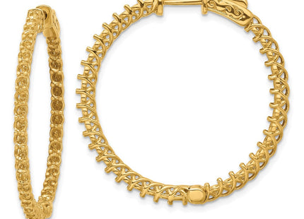 14k Round Hoop w/Safety Clasp Earring Mountings (Style XE2007)