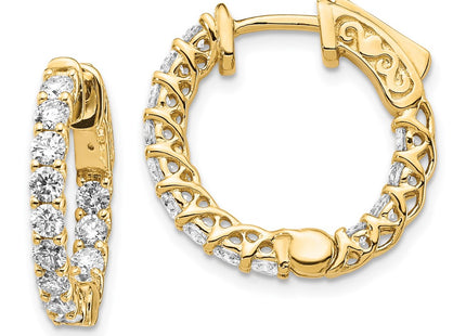 14k Yellow Gold Earrings Style XE2008AA - Classique Jewelry Inc.