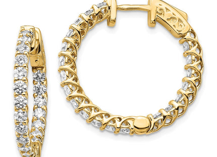 14k Yellow Gold Earrings Style XE2009AA - Classique Jewelry Inc.