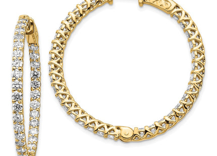 14k Yellow Gold Earrings Style XE2010AA - Classique Jewelry Inc.