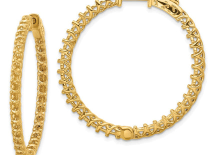 14k Round Hoop w/Safety Clasp Earring Mountings (Style XE2010)