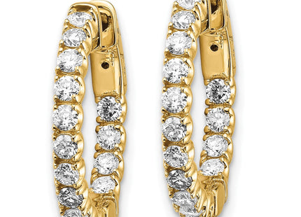 14k Yellow Gold Earrings Style XE2011AA - Classique Jewelry Inc.