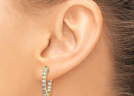 14k Yellow Gold Earrings Style XE2011AA - Classique Jewelry Inc.