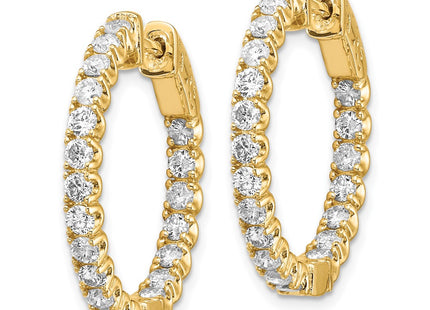 14k Yellow Gold Earrings Style XE2012AA - Classique Jewelry Inc.