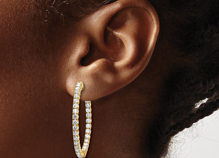 14k Yellow Gold Earrings Style XE2013AA - Classique Jewelry Inc.