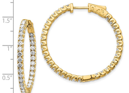 14k Yellow Gold Earrings Style XE2013AA - Classique Jewelry Inc.