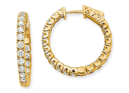 14k Yellow Gold Earrings Style XE2014AA - Classique Jewelry Inc.