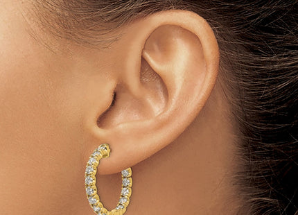 14k Yellow Gold Earrings Style XE2016AA - Classique Jewelry Inc.