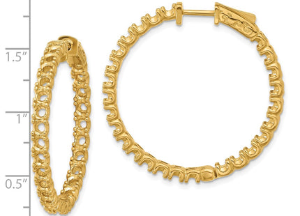 14k Yellow Gold Earrings Style XE2017 - Classique Jewelry Inc.