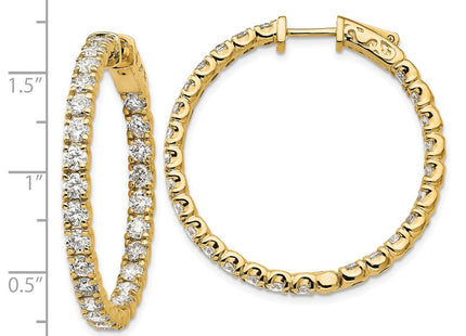 14k Yellow Gold Earrings Style XE2017AA - Classique Jewelry Inc.