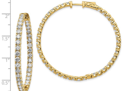 14k Yellow Gold Earrings Style XE2018AA - Classique Jewelry Inc.