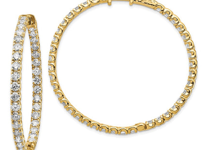 14k Yellow Gold Earrings Style XE2018AA - Classique Jewelry Inc.