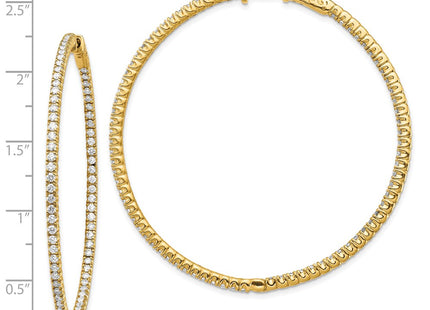 14k Yellow Gold Earrings Style XE2031AA - Classique Jewelry Inc.