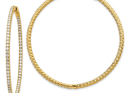 14k Yellow Gold Earrings Style XE2031AA - Classique Jewelry Inc.