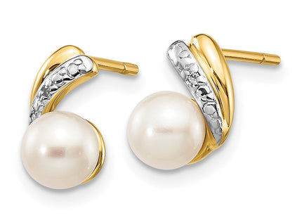 14k Yellow Gold Earrings Style XE2493AA - Classique Jewelry Inc.