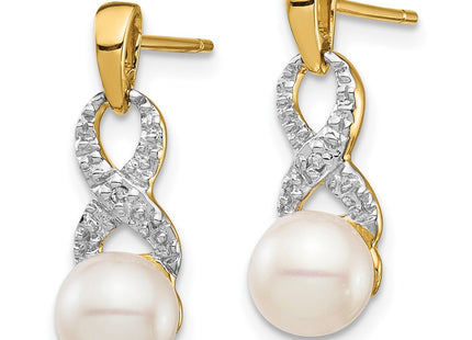 14k Yellow Gold Earrings Style XE2495AA - Classique Jewelry Inc.