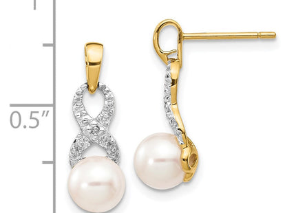 14k Yellow Gold Earrings Style XE2495AA - Classique Jewelry Inc.