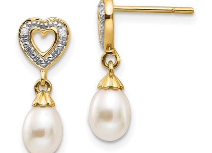 14k Yellow Gold Earrings Style XE2498AA - Classique Jewelry Inc.